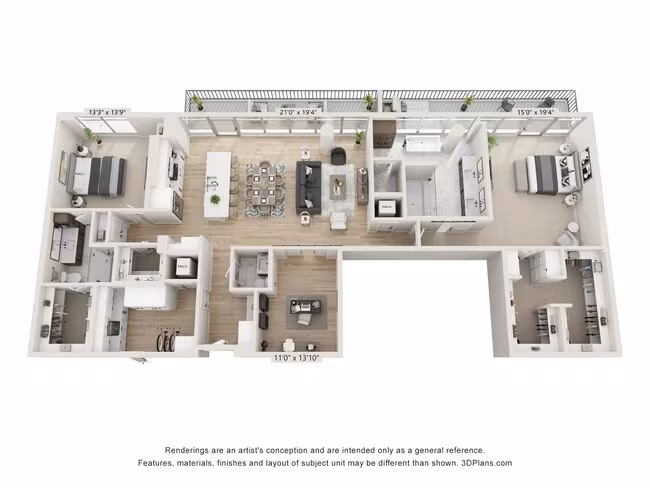 Unit 1903 1903 floor plan